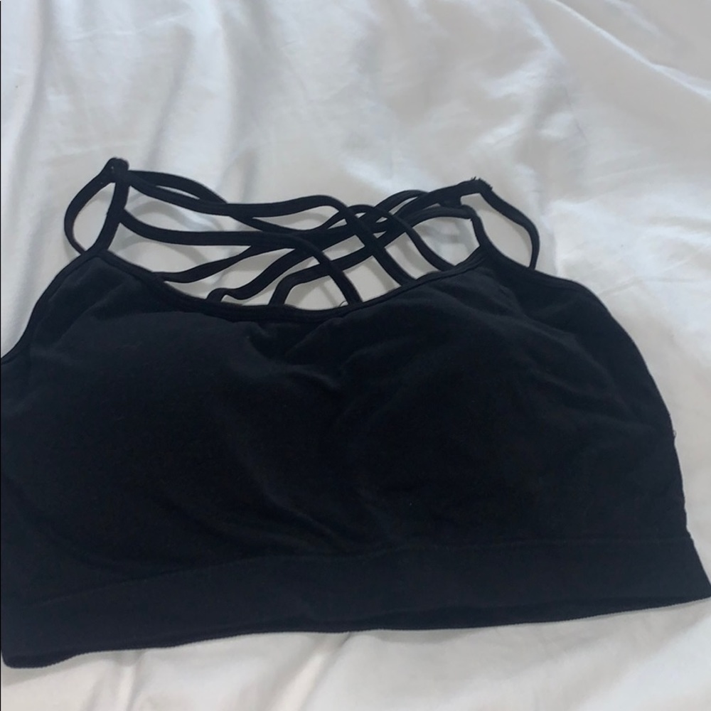 Black bralette